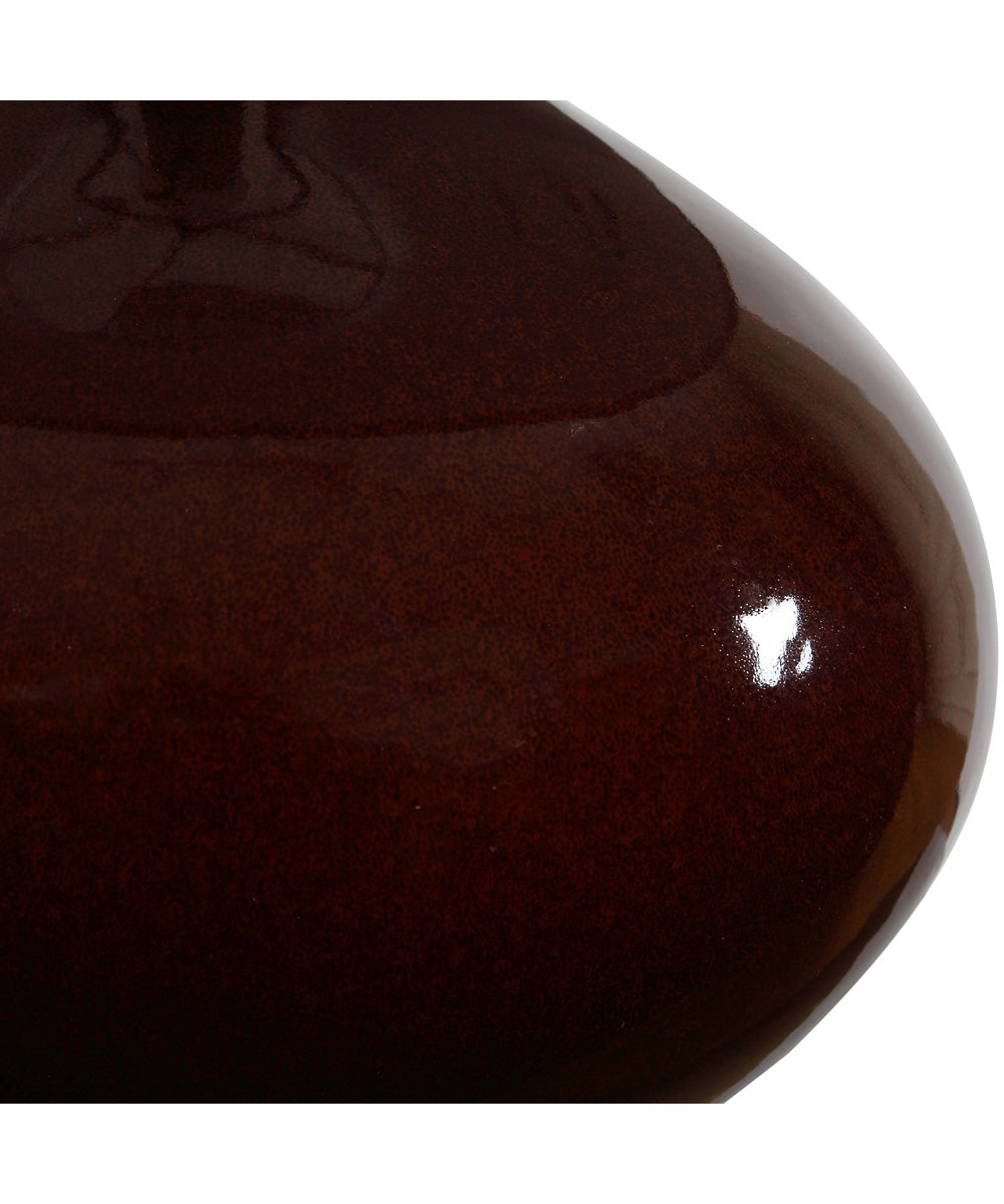 Allemand Ruby Red Glaze Table Lamp
