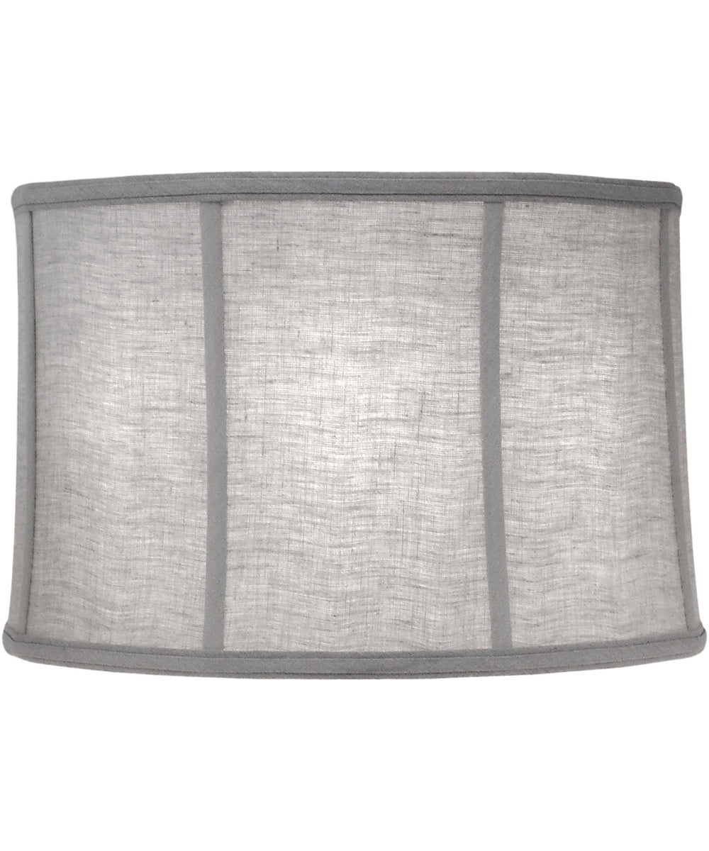 16x17x11 Ash Geneva Linen Drum Softback Lampshade