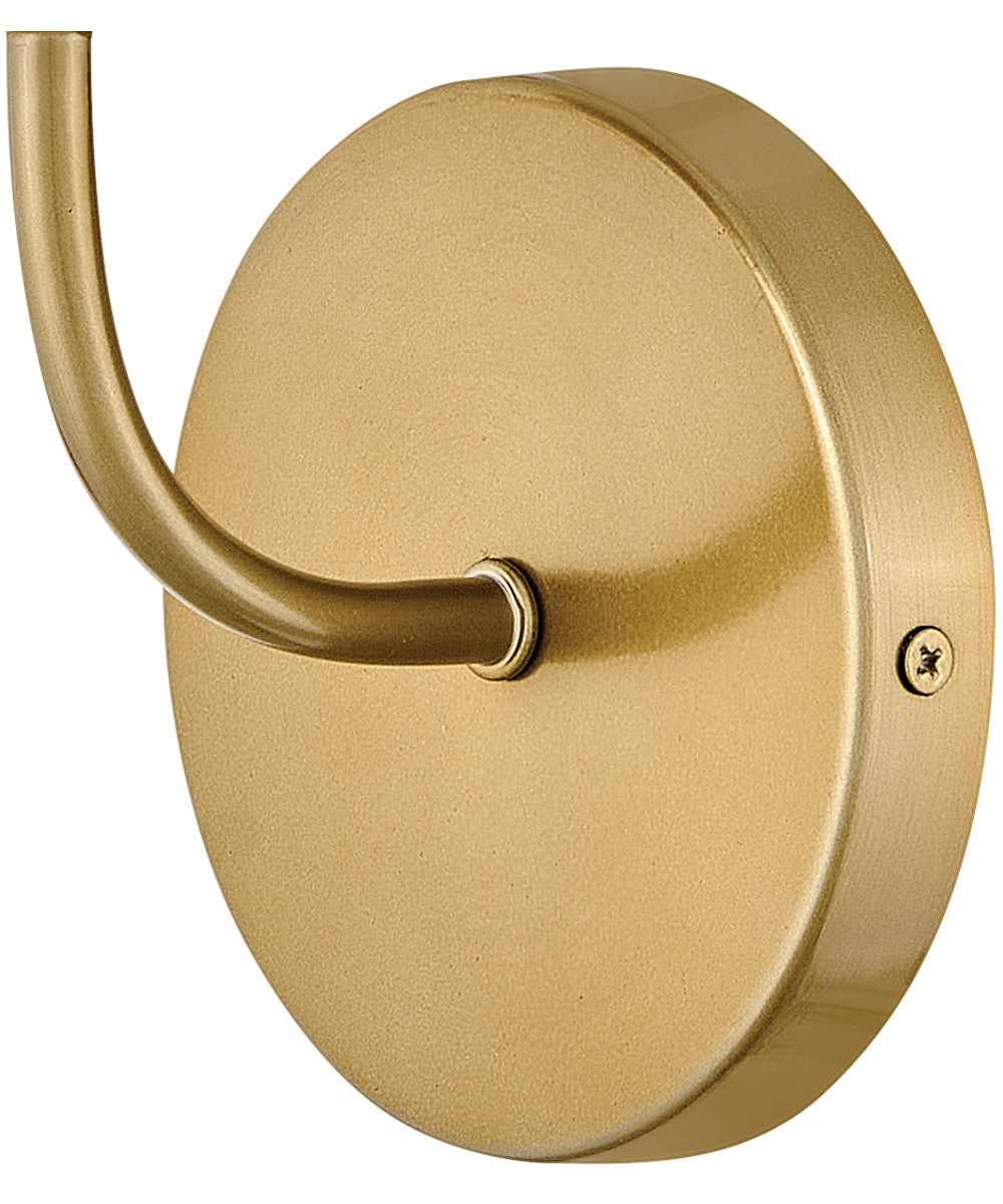 Selma 1-Light Medium Single Light Sconce in Gold