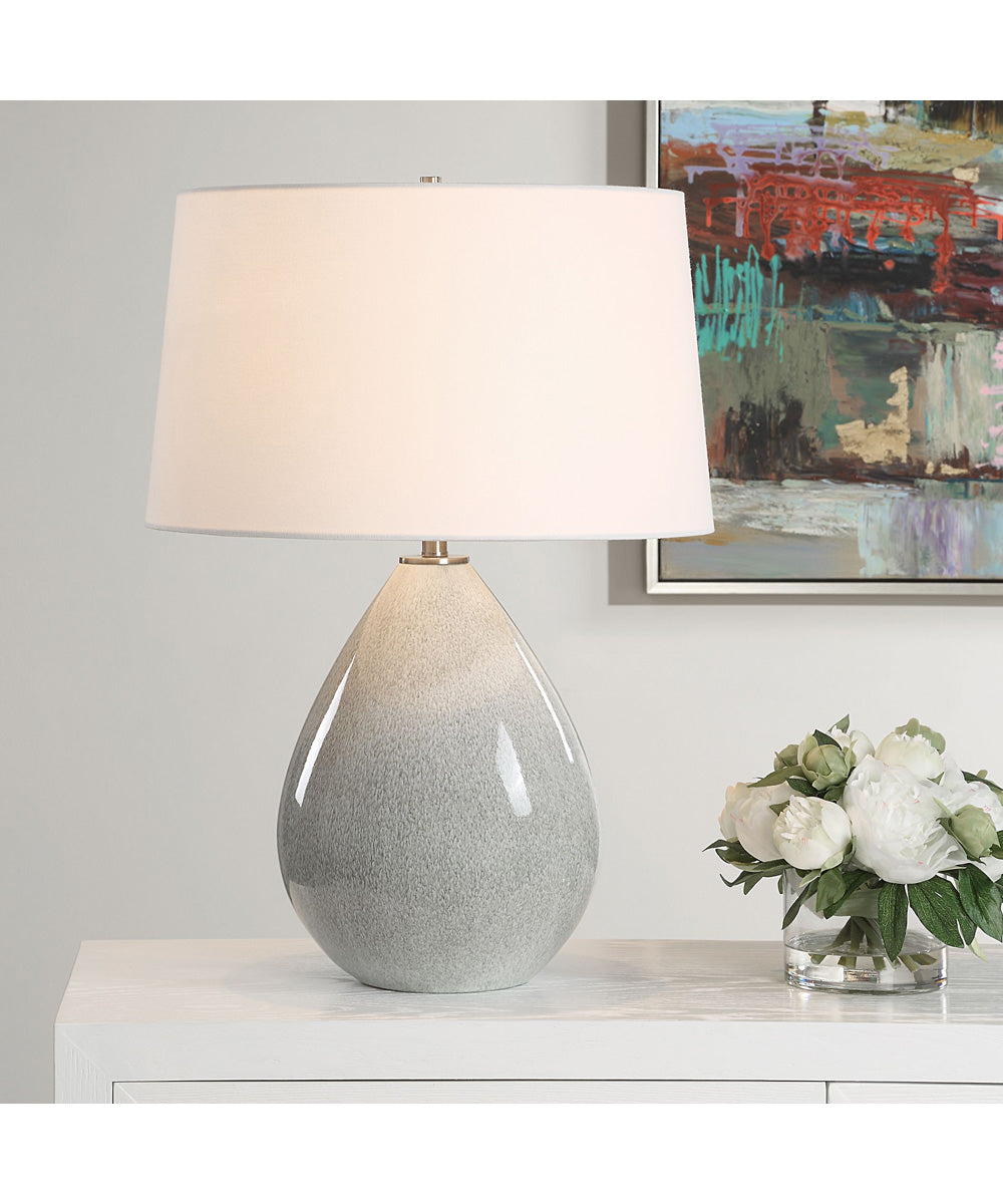 Moray Gray Glaze Table Lamp