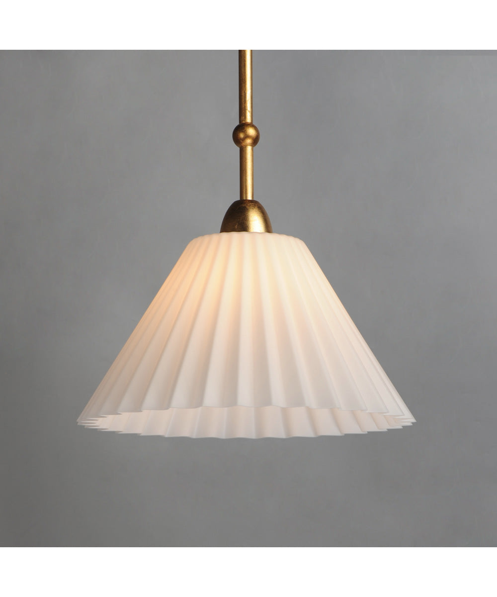 Kismet 1-Light Pendant Gold Leaf