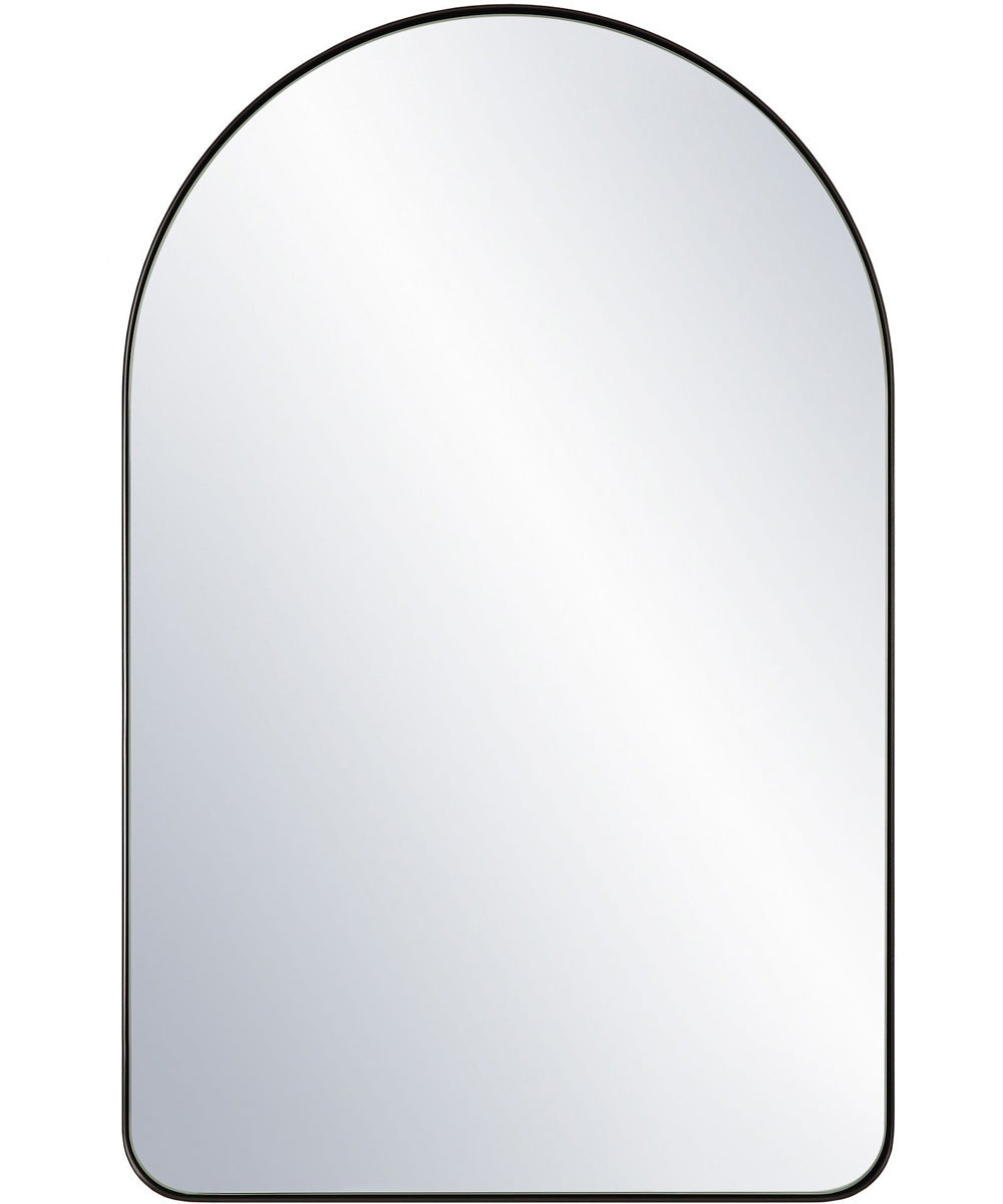 22x34" Wall Mirror in Satin Black