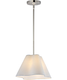 Saxon 14 inch Pendant Polished Nickel