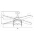52" Europa IV 4-Blade Ceiling Fan Black Finish with Integrated LED Light