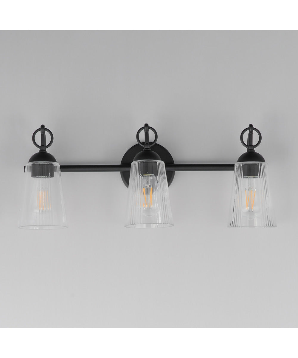 Jackson Hole 3-Light Bath Vanity Black