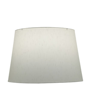 14x18x12 Global White/Rolled Edge Hardback Tapered Drum Lampshade