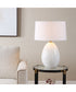 Avery White Glaze Table Lamp