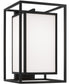 Aiden 1-Light Outdoor Wall-Lantern Black