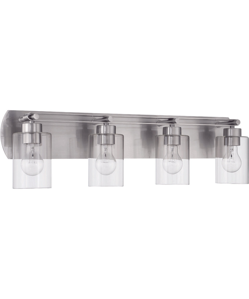 Hendrix 4-Light Lighting Brushed Polished Nickel