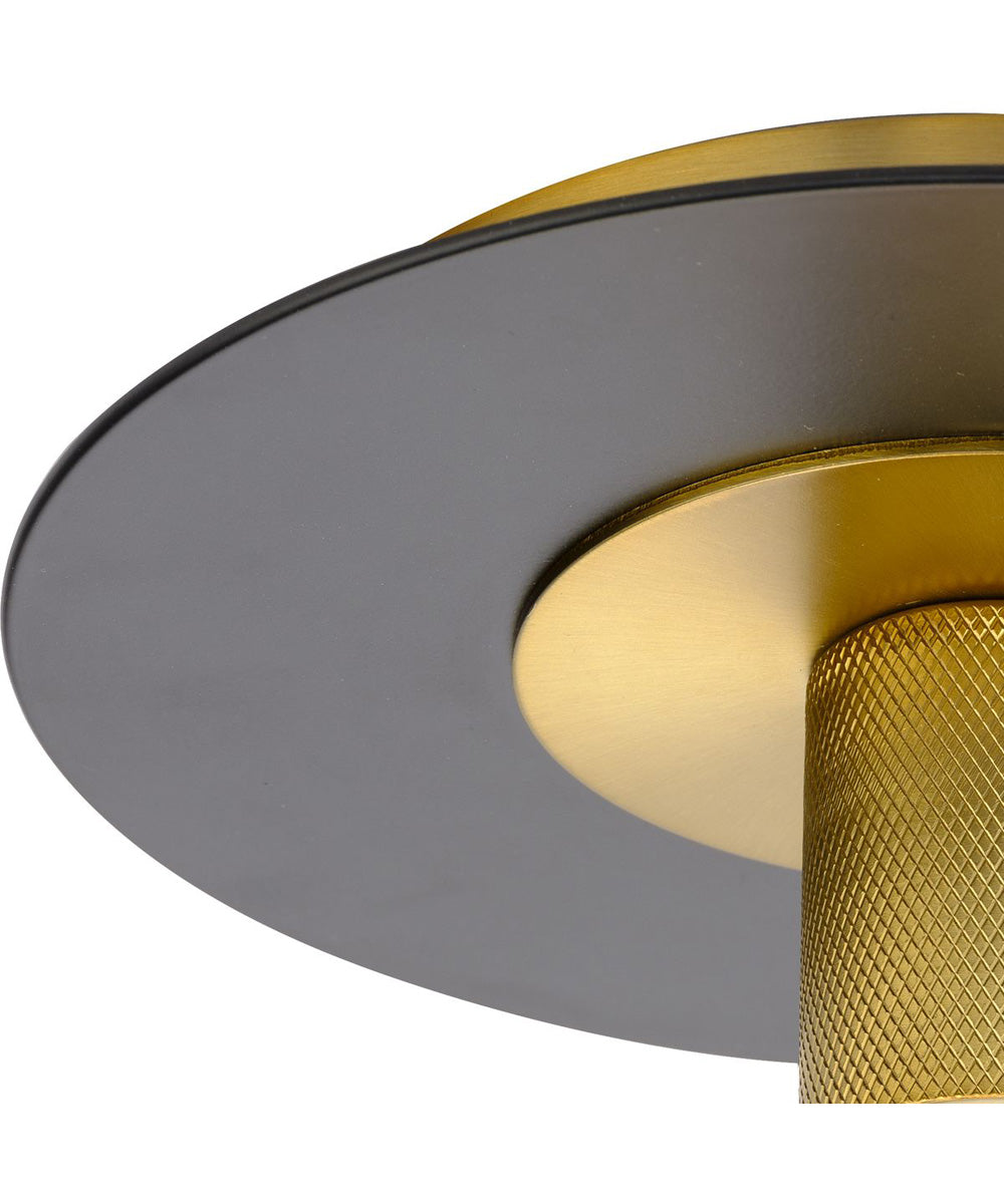 Trimble 1-Light 8" Flush Mount Brushed Bronze