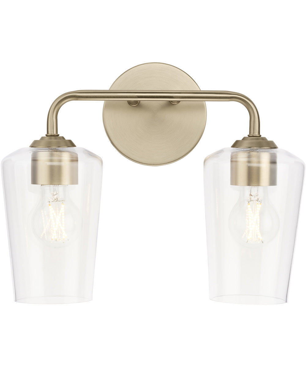Celino 2-Light Bath & Vanity Champagne Bronze