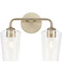 Celino 2-Light Bath & Vanity Champagne Bronze