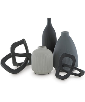Leithick Accessory Set Set of 5 Black/Tan/Gray
