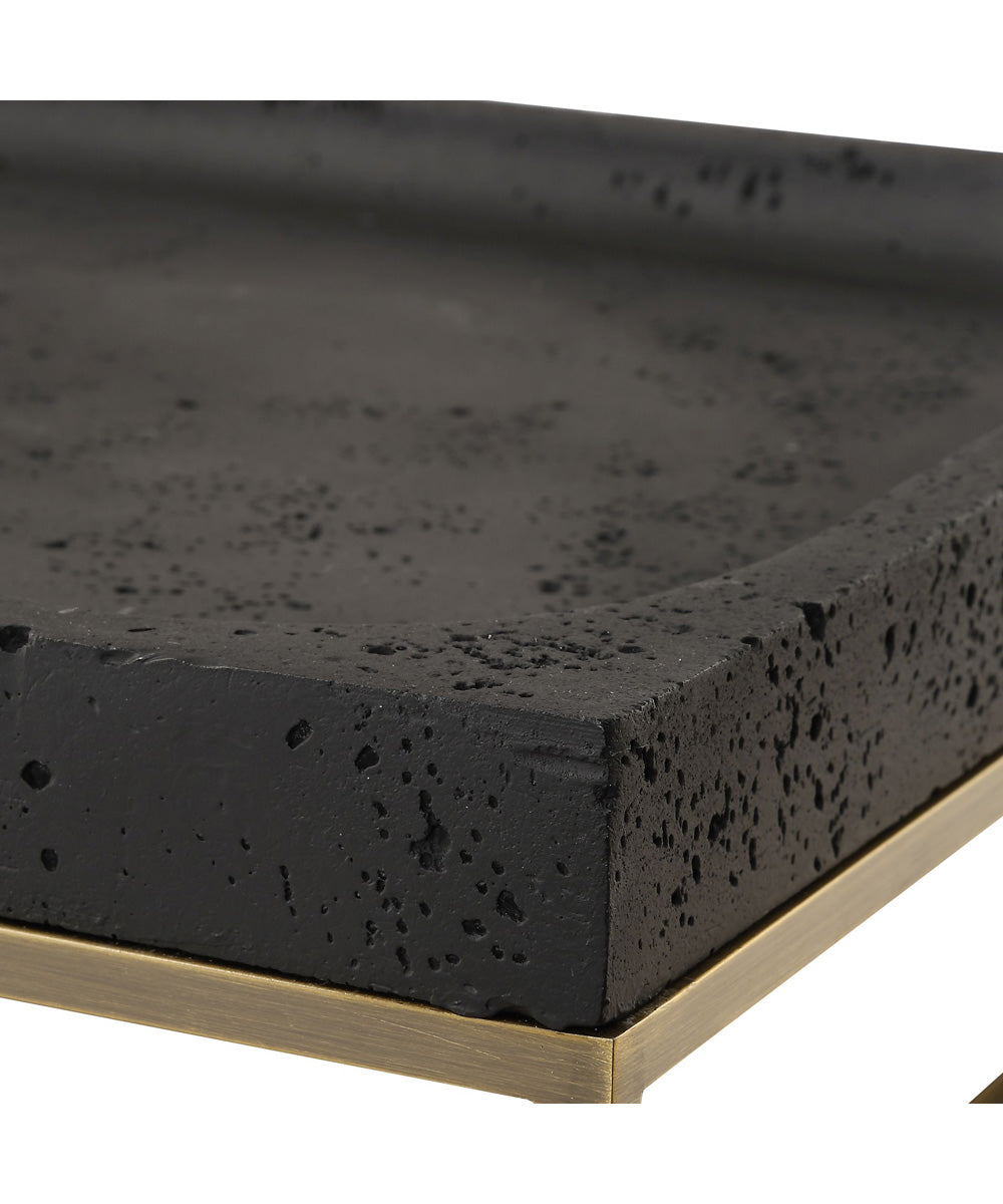Shadowstone Cast Black Tray
