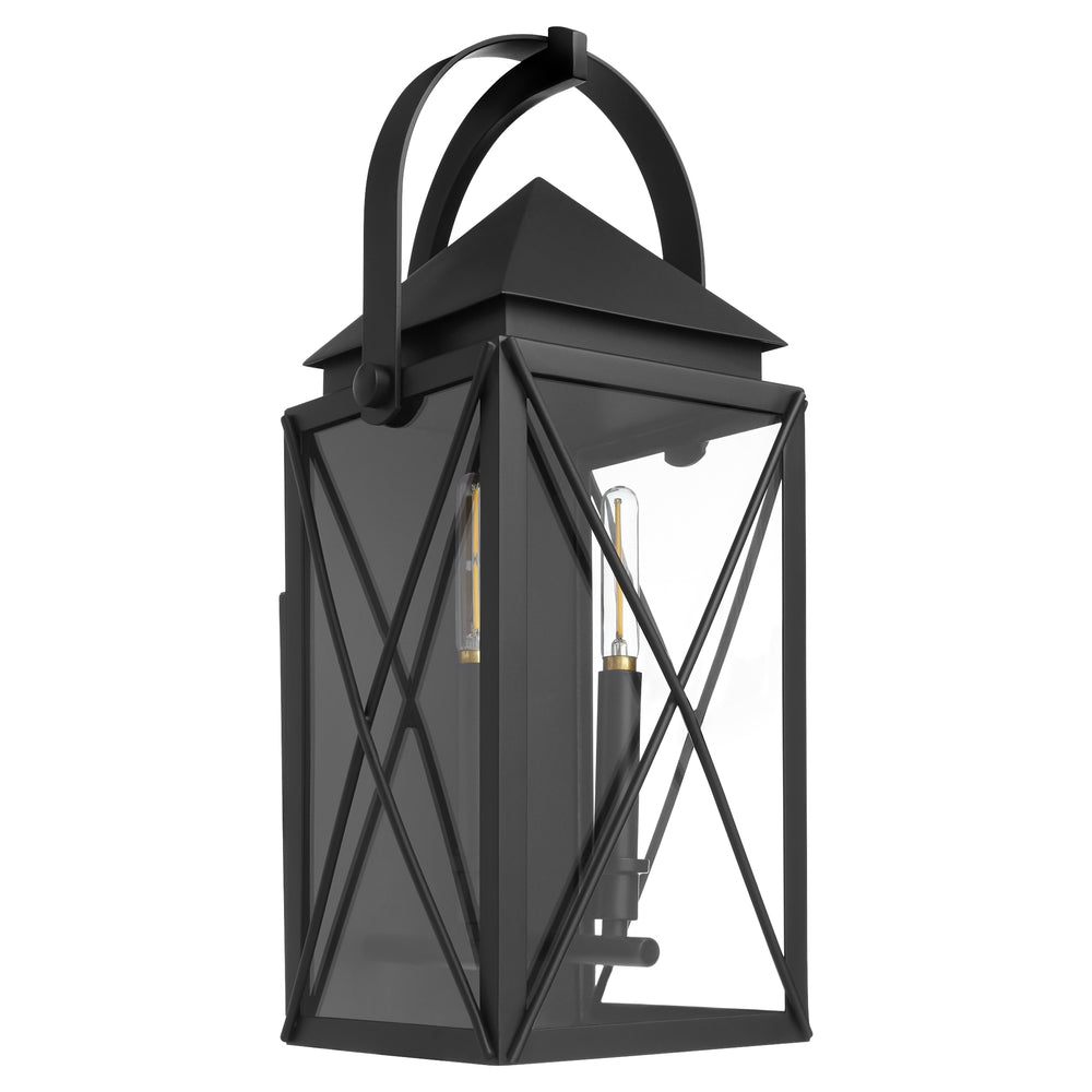 Mystic 2-light Outdoor Wall Lantern Matte Black