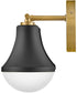 Haddie 2-Light Small Two Light Vanity in Black