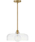 Maisie 1-Light Medium Pendant in Lacquered Brass