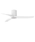 Drifter 52 inch Outdoor Hugger Fan w LED Matte White