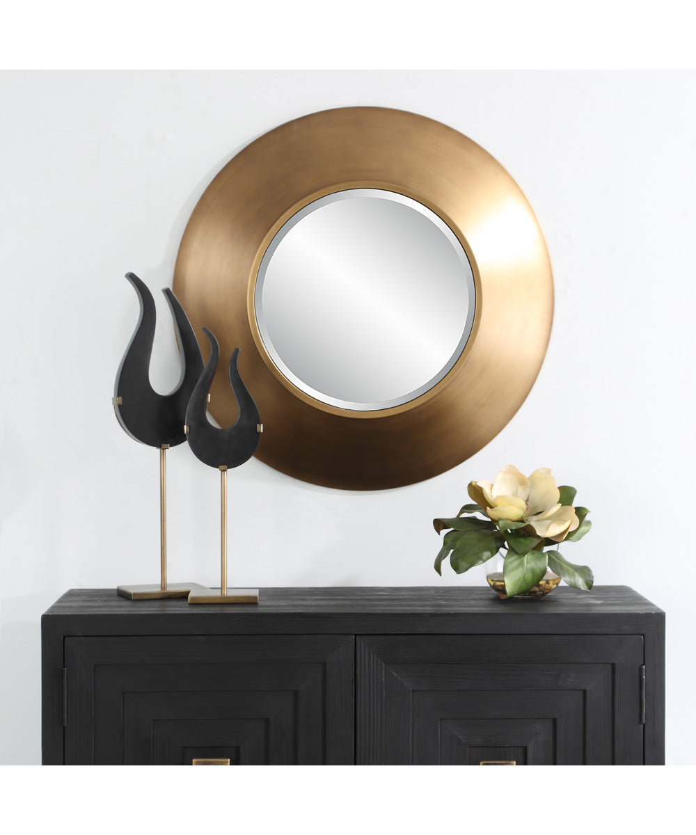 Contessa Round Gold Mirror