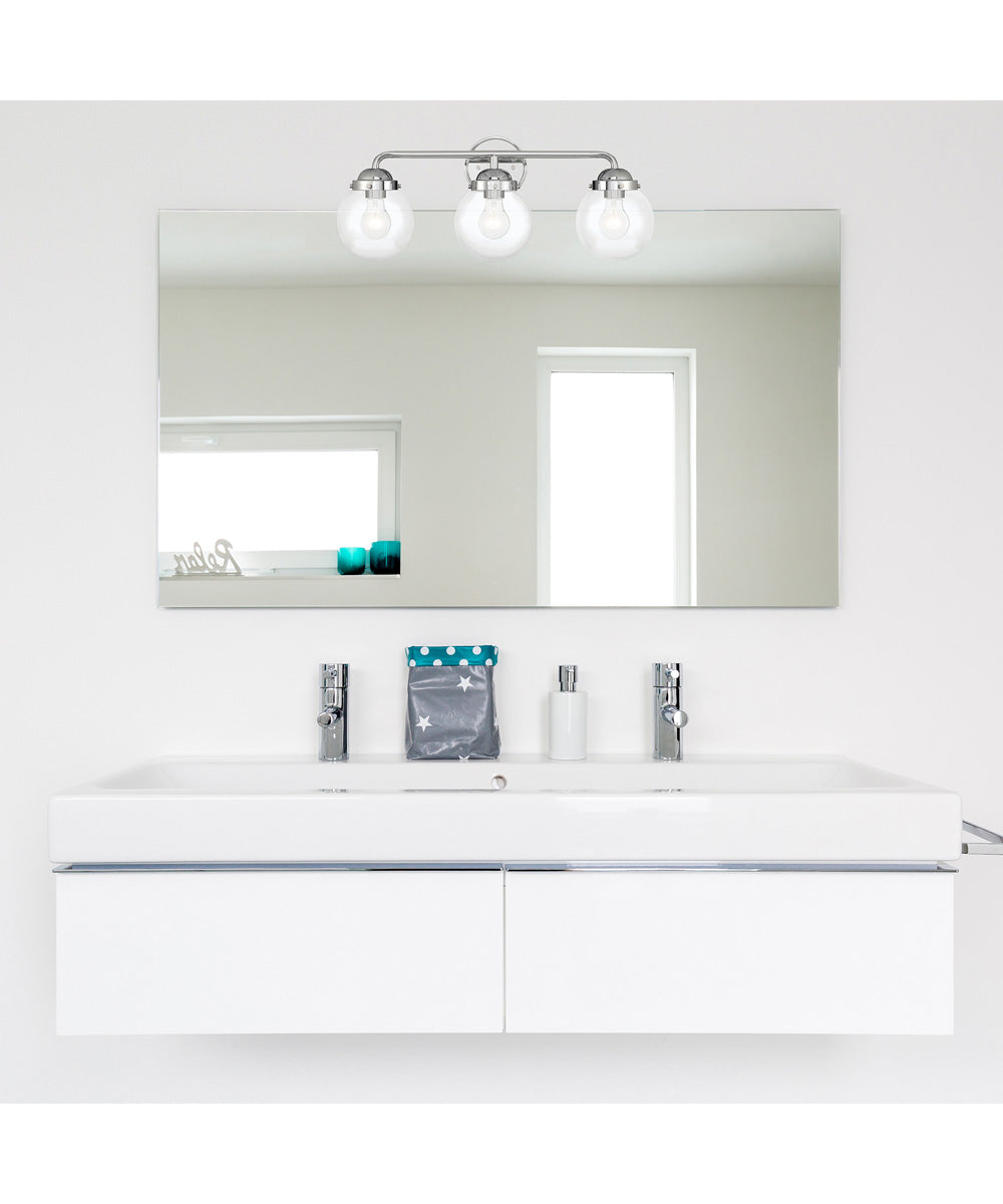 Knoll 3 Light Vanity Chrome