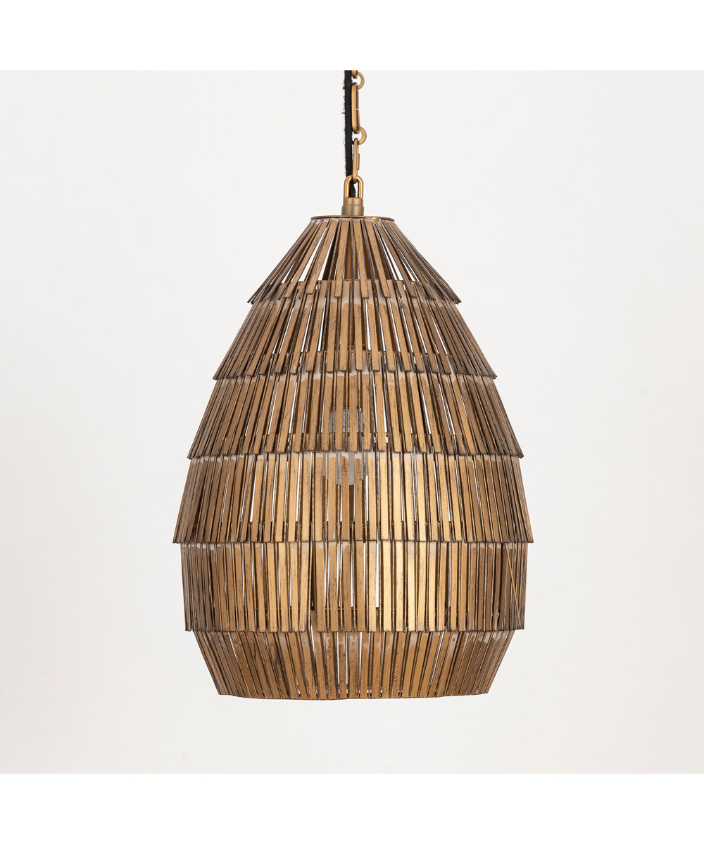 Gilda Pendant Antique Brass