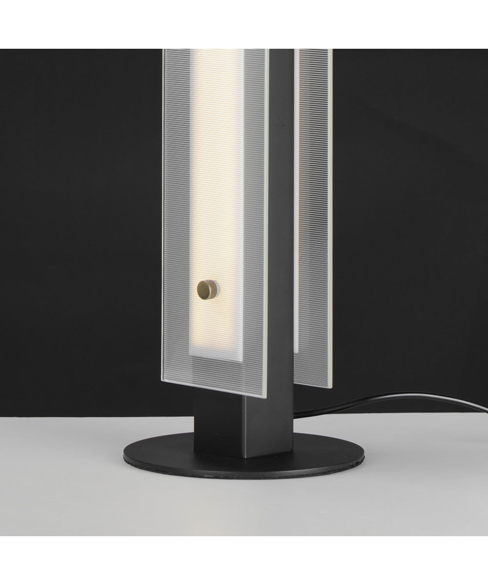 Spectre 20 inch Table Lamp Black / Natural Aged Brass