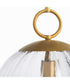 Mavis Pendant Brushed Brass