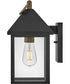 Rhett 1-Light Small Wall Mount in Black