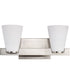 Royale 2-Light Vanity & Wall Brushed Nickel