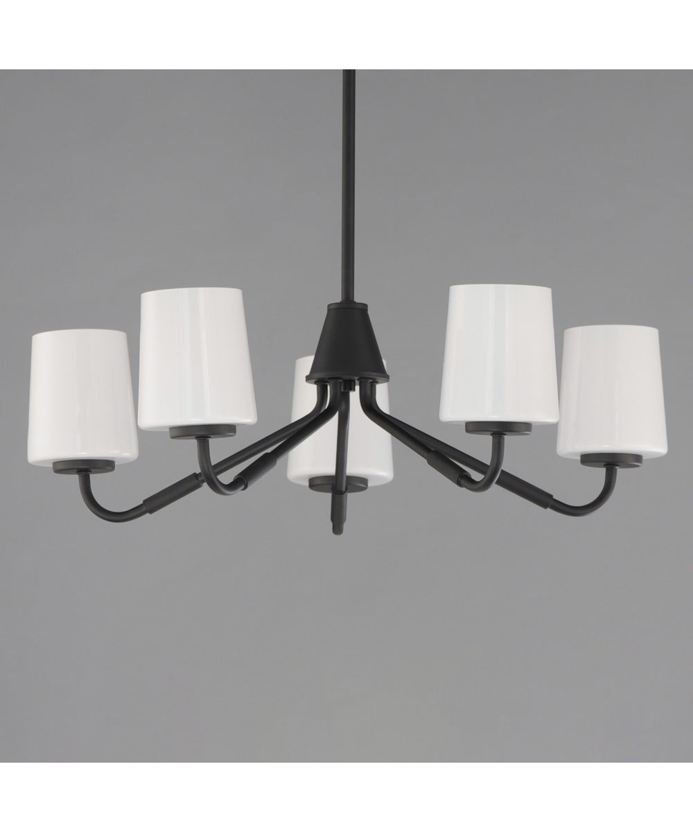 Durham 5-Light Chandelier Black