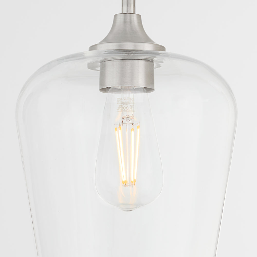 Raymond 1-light Pendant Satin Nickel