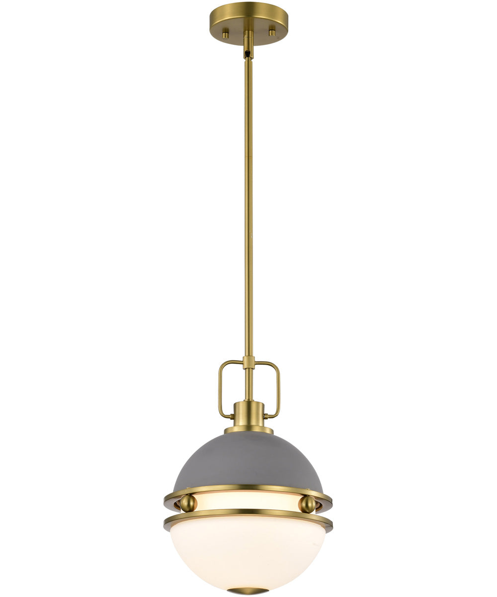 Everton 1-Light Pendant Matte Gray