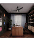 Velto 60-in. 3-Blade LED Modern Ceiling Fan Matte Black
