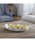 Ruffled Feathers Modern White Bowl