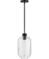 Greer 1-Light Small Pendant in Black