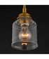 Acadia 1-Light Pendant Natural Aged Brass