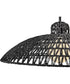 Pismo 1-Light Large Pendant in Black
