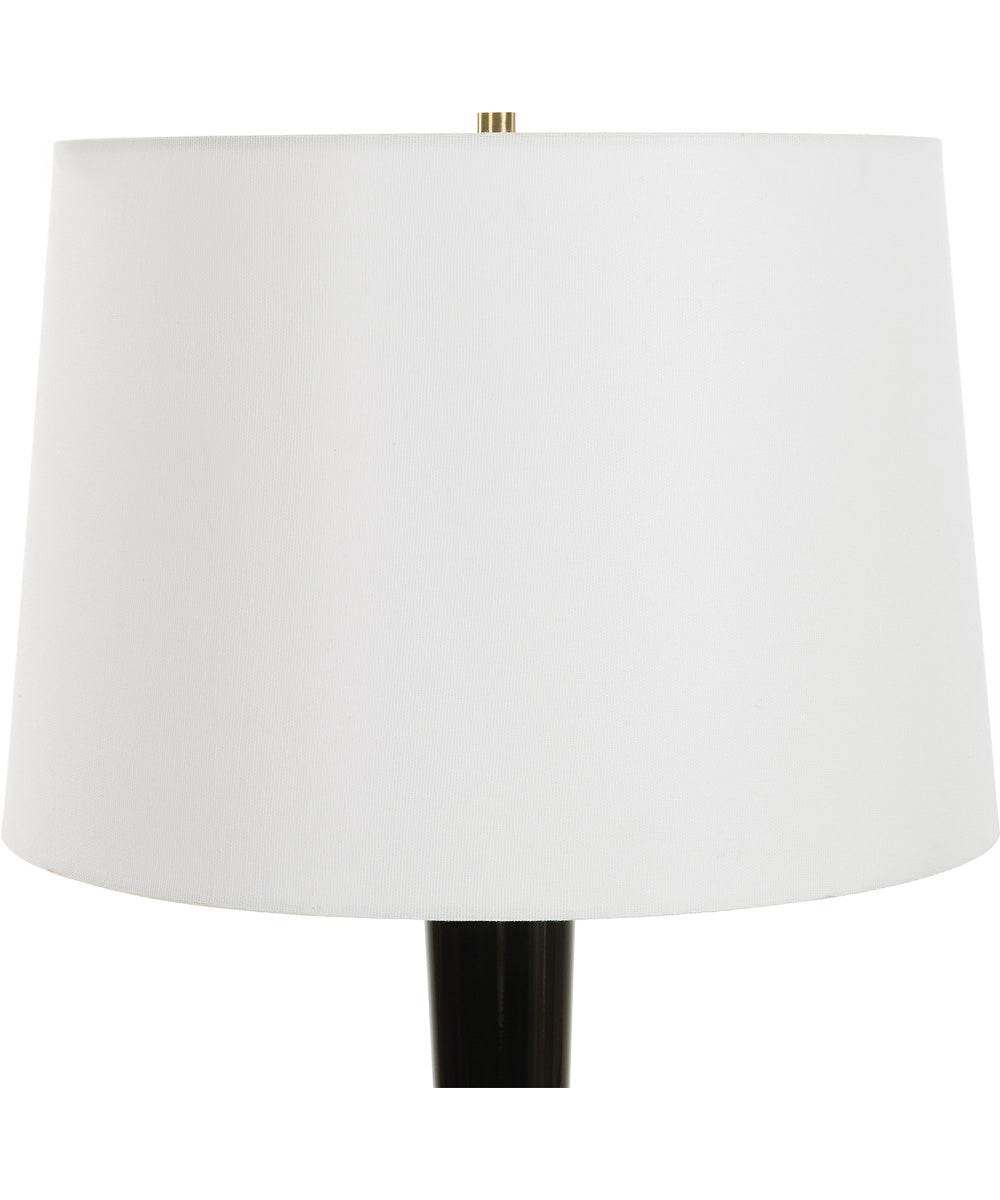 Brielle Polished Black Table Lamp