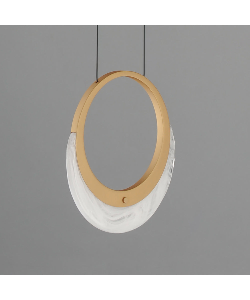 Lyra 1-Light LED Pendant Gold