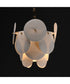 Isla 1-Light Pendant Natural Aged Brass