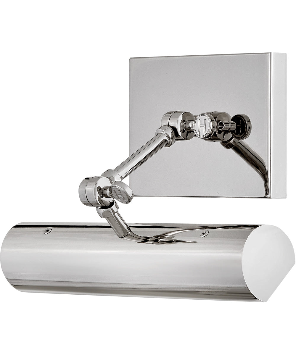 Stokes 1-Light Small Adjustable Accent Light in Polished Nickel