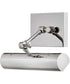 Stokes 1-Light Small Adjustable Accent Light in Polished Nickel