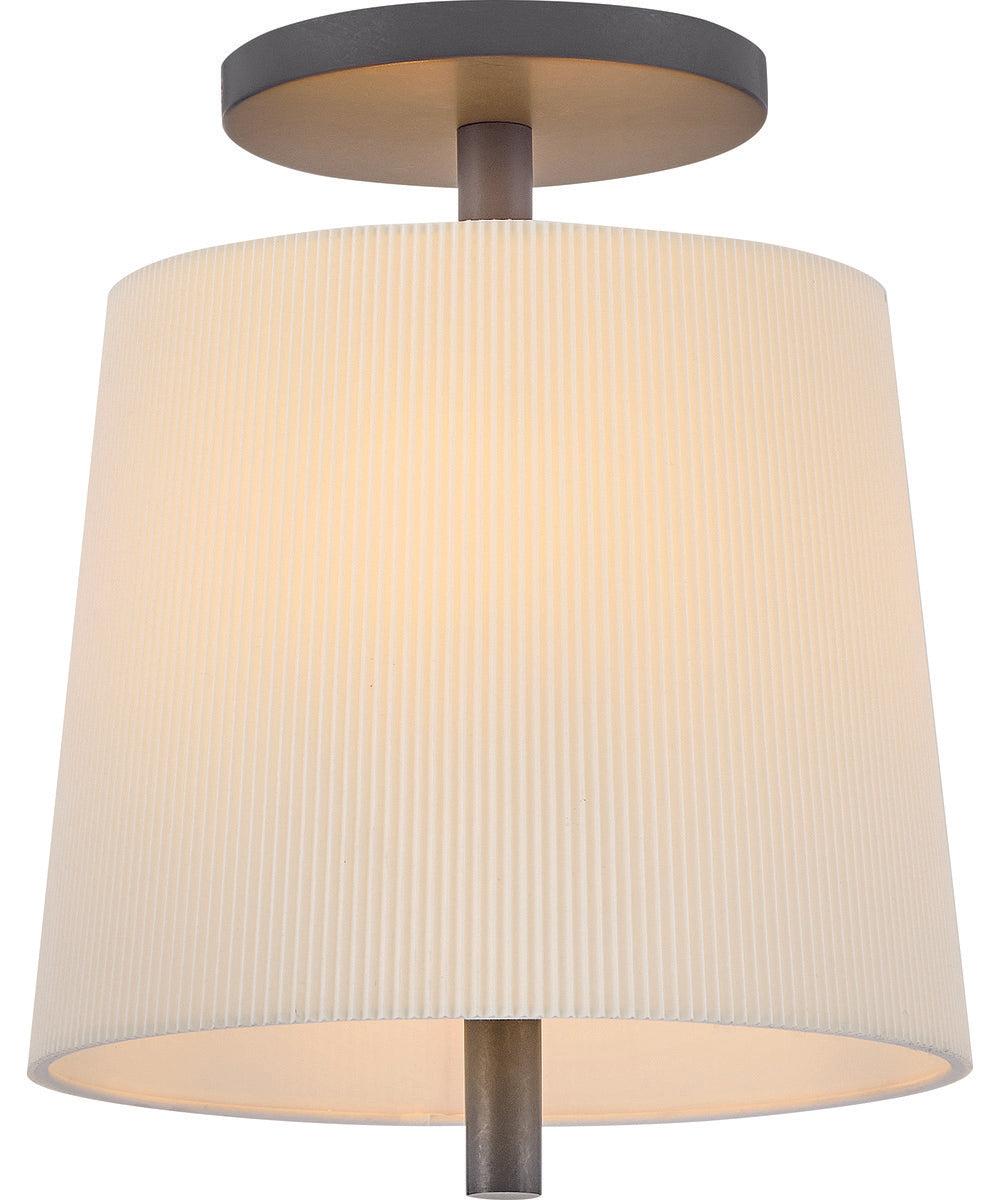 Clive 3-Light Small Semi-Flush Mount in Slate Bronze
