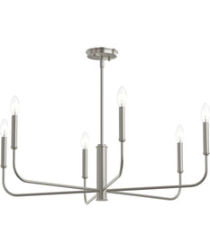 Reines 6-Light Large Chandelier Brushed Nickel