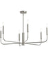 Reines 6-Light Large Chandelier Brushed Nickel