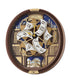 16"H Melodies in Motion Clock  with Rotating Pendulum and 18 Hi-Fi Melodies