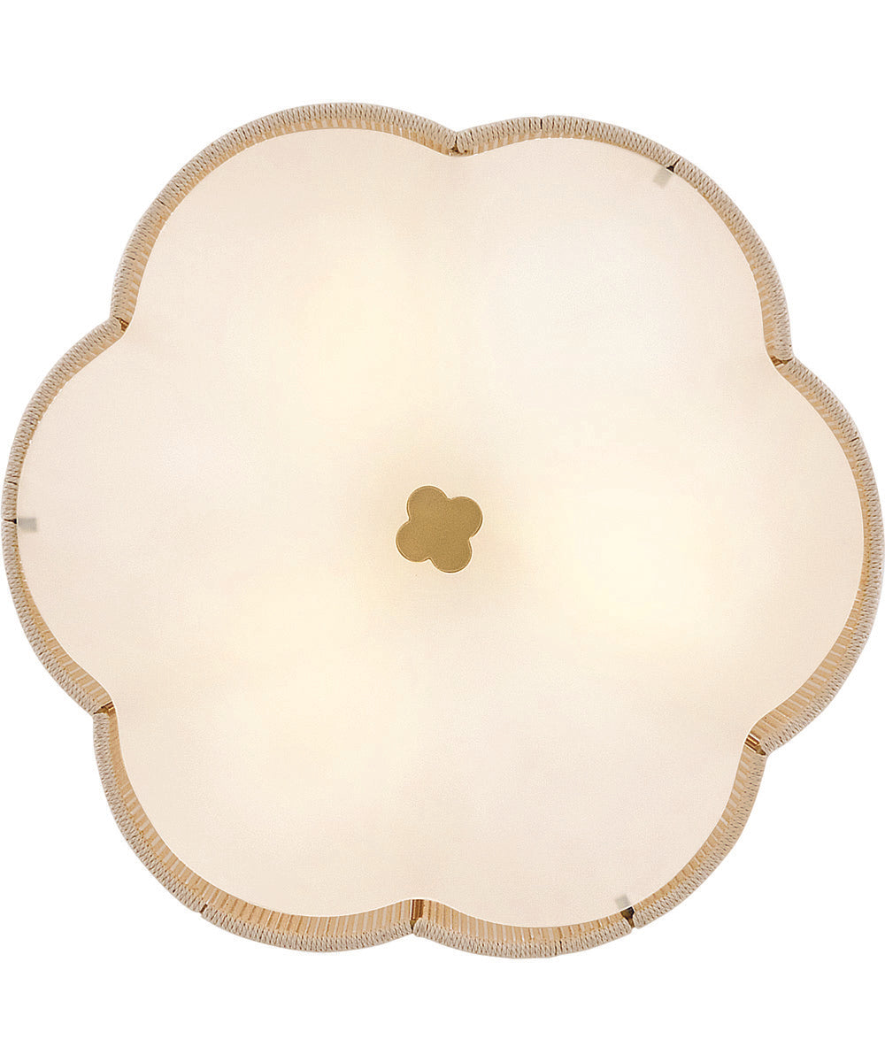 Sasha 3-Light Medium Pendant in Lacquered Brass