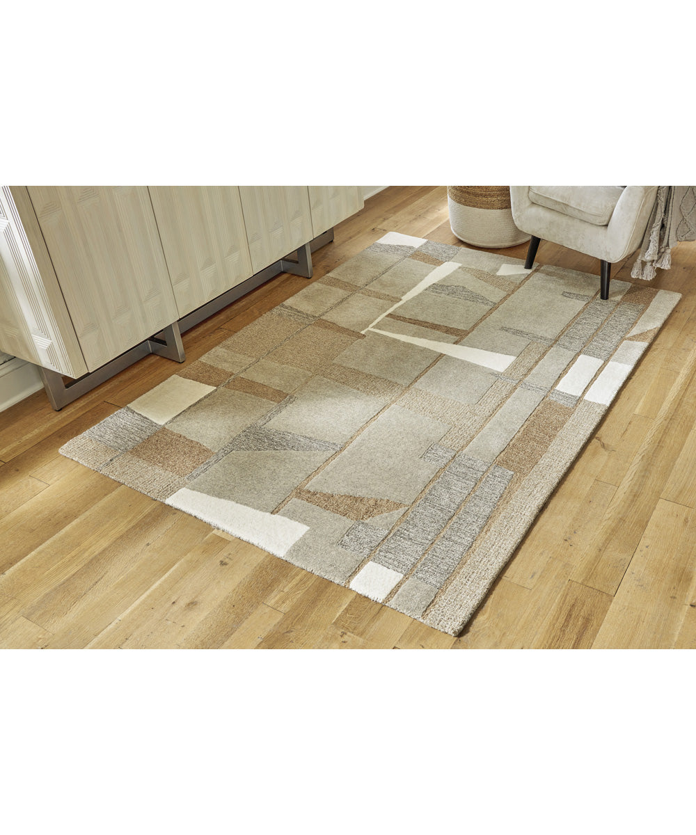 Abbotton Medium Rug Taupe/Gray/Caramel