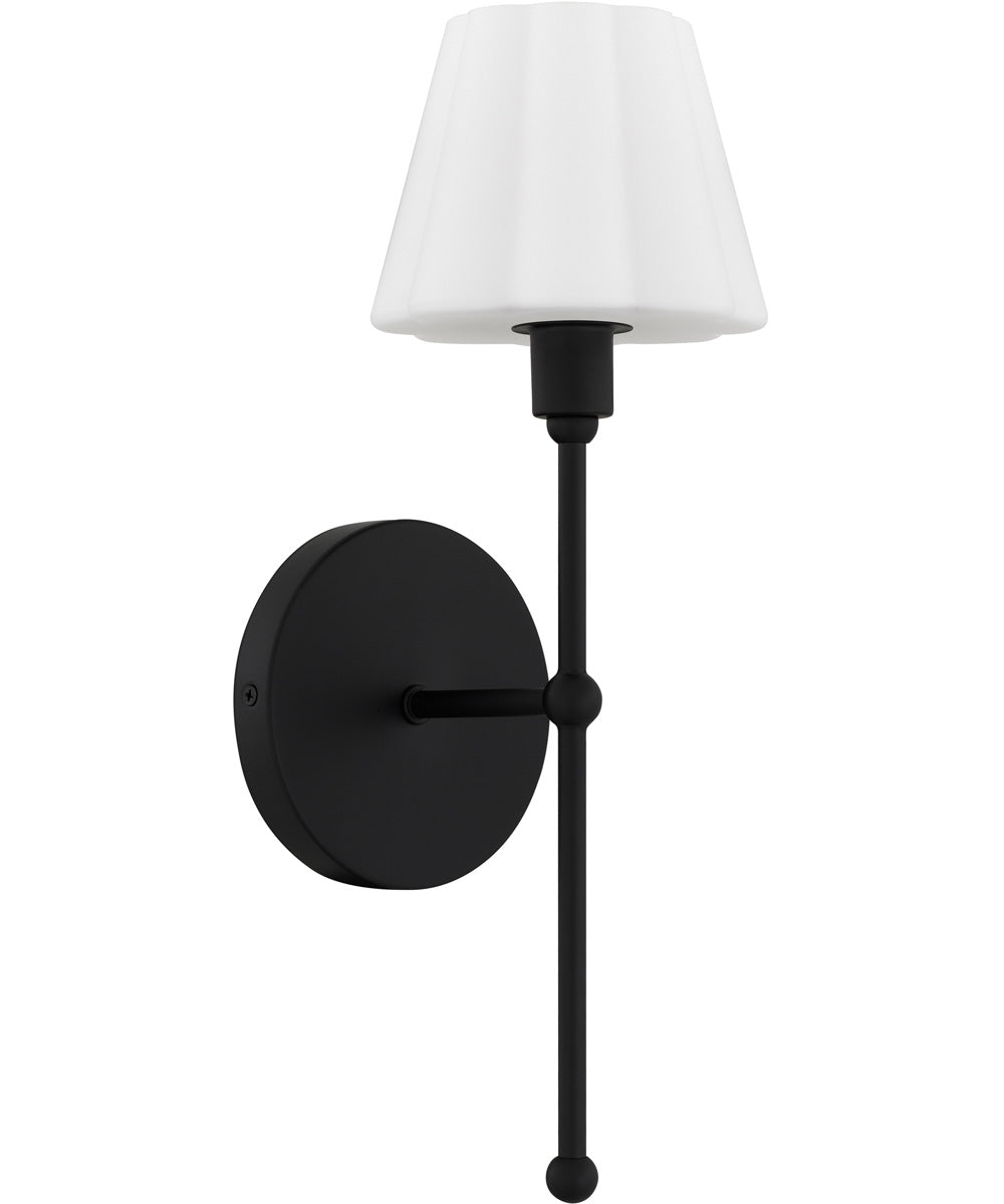 Irena 1-light Wall Sconce Matte Black