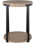 Palisade Natural Round Side Table